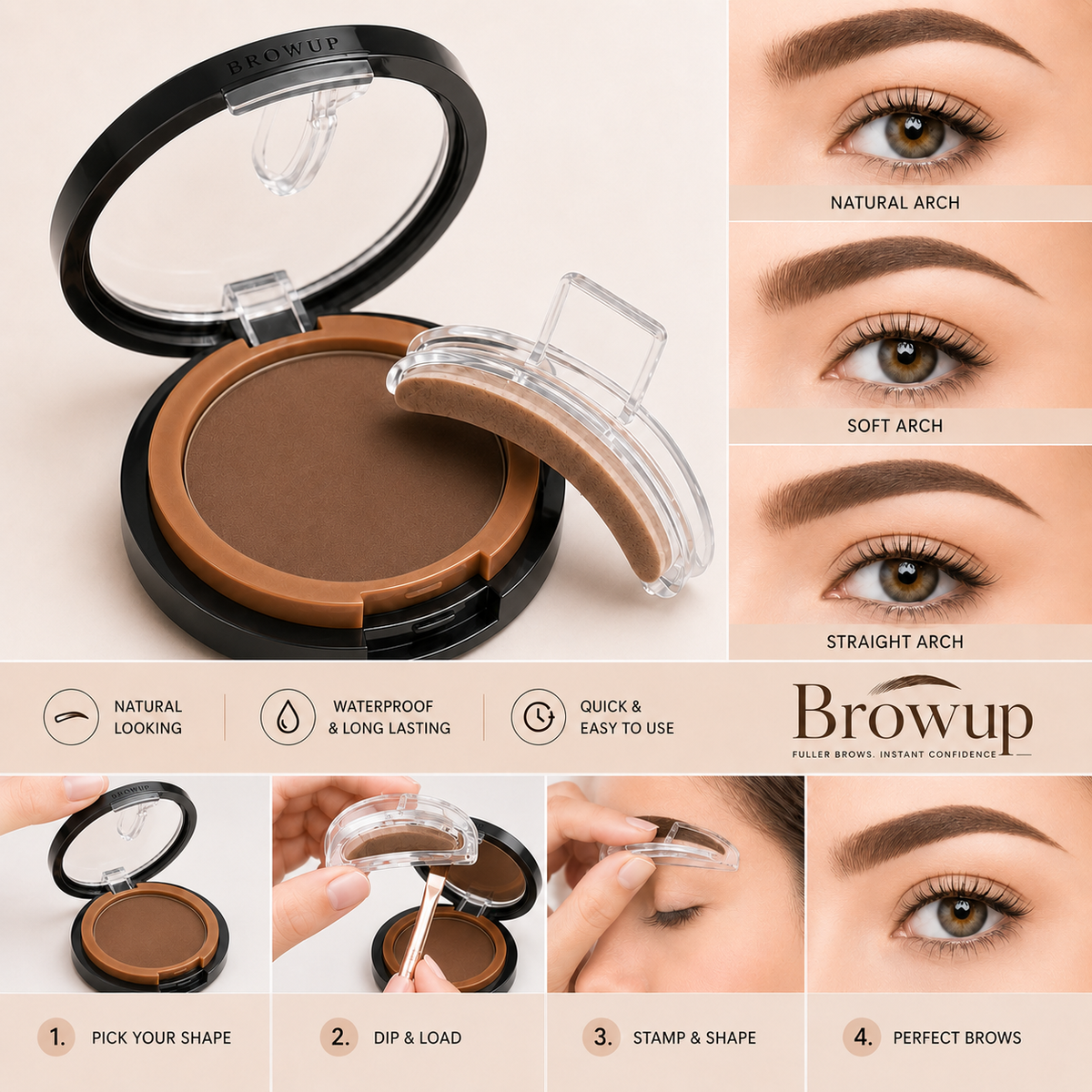 BROWUP™ - Perfect Eyebrows in 5 seconds