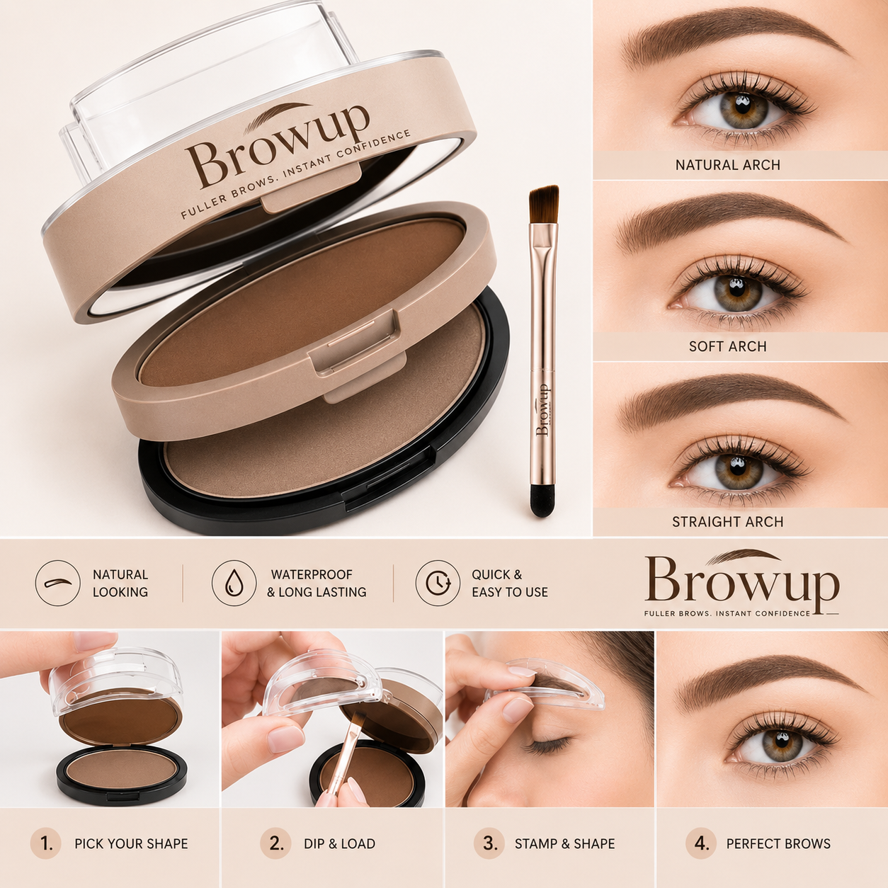 BROWUP™ - Perfect Eyebrows in 5 seconds