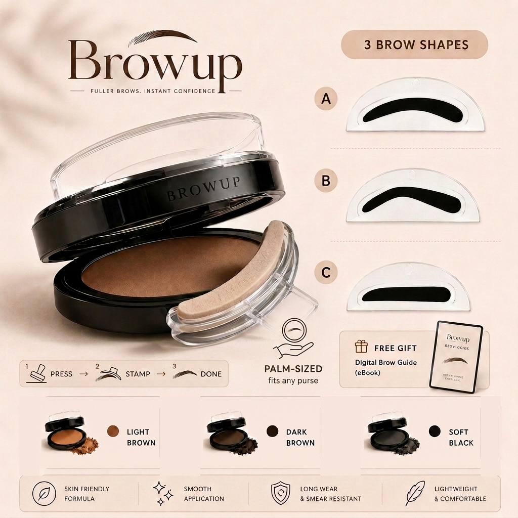 Browup three shades and brow shapes