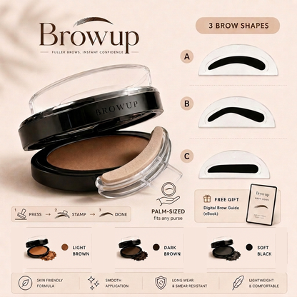 Browup three shades and brow shapes